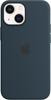 APPLE Smartphone-Hülle "iPhone 13 mini Silicone Case with MagSafe" Hüllen blau