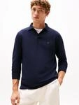 Langarm-Poloshirt TOMMY HILFIGER "1985 REGULAR LS POLO", Herren, Gr. S, blau (desert