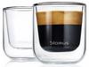 BLOMUS Espressoglas "NERO", (Set, 2 tlg.), Doppelwandig, 2-teilig
