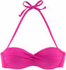 Bandeau-Bikini-Top S.OLIVER "Spain" Gr. 34, Cup A, pink Damen Bikini-Oberteile Ocean