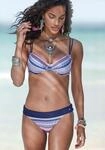 s.Oliver Bikini-Hose "Barcelona" mit Umschlagbund in Kontrastfarbe