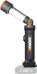 Worx LED Arbeitsleuchte "WX027.9" LED-Board Neutralwei&szlig; 120-510 Lumen, 4-IN-1