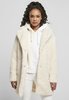 Parka URBAN CLASSICS "Damen Ladies Oversized Sherpa Coat" Gr. L, beige (whitesand)