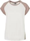 URBAN CLASSICS Kurzarmshirt "Urban Classics Damen Ladies Contrast Raglan Tee" 1...