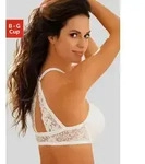 Schalen-BH LASCANA "Premium Dessous", Damen, Gr. 80, Cup E, beige (creme),...
