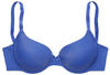 Schalen-BH LASCANA "Ela - perfect basic" Gr. 80, Cup A, blau (royalblau) Damen BHs