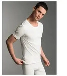 Funktionsshirt TRIGEMA "TRIGEMA T-Shirt aus Merinowolle", Herren, Gr. XXL, beige