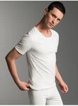Funktionsshirt TRIGEMA "TRIGEMA T-Shirt aus Merinowolle", Herren, Gr. XXL, beige