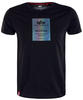T-Shirt ALPHA INDUSTRIES "ALPHA Men - T-Shirts Rainbow Reflective Label T" Gr. 2XL,