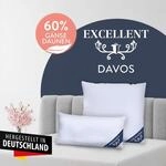 Excellent 3-Kammer-Kopfkissen "Davos Dreikammerkissen in den Gr&ouml;&szlig;en 40x80 und...
