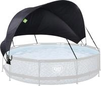 EXIT Poolverdeck "Sonnensegel" spendet Schatten beim Baden in der Sommerhitze