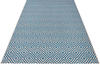 Teppich NORTHRUGS "Karo" Teppiche Gr. B/L: 140 cm x 200 cm, 8 mm, 1 St., blau