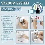 WENKO Duschablage "Vacuum-Loc Quadro" 1 Etage
