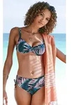 Bikini-Hose LASCANA "Reese", Damen, Gr. 38, N-Gr, schwarz (schwarz, bedruckt),