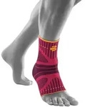 Sprunggelenkbandage BAUERFEIND "Ankle Support DYNAMIC", Gr. L, pink, Obermaterial: