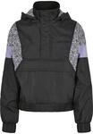 URBAN CLASSICS Langmantel "Urban Classics Damen Ladies AOP Mixed Pull Over Jacket"