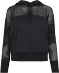 Rundhalspullover URBAN CLASSICS "Urban Classics Damen Ladies Mesh Hoody",...