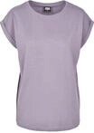 URBAN CLASSICS Kurzarmshirt "Urban Classics Damen Ladies Extended Shoulder Tee"...