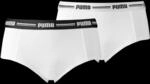 PUMA Panty "PUMA WOMEN MINI SHORT 2P" 2er Pack, schmaler Logo-Gummibund