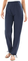 Jerseyhose CLASSIC BASICS, Damen, Gr. 46, Normalgr&ouml;&szlig;en, blau (marine), 100%