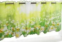 Delindo Lifestyle Scheibengardine "Margeriten" Stangendurchzug 1 Stk. tlg. zwei