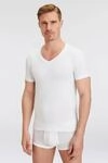 T-Shirt OLYMP "Casual", Herren, Gr. XL, wei&szlig;, Obermaterial: 94% Baumwolle, 6%