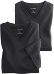 OLYMP T-Shirt "Casual" Packung, 2er, 2 Stk. mit Ton-in-Ton Logostickerei am...