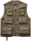 Funktionsweste BRANDIT "Brandit Herren Hunting Vest", Herren, Gr. 3XL, braun (olive),