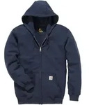 Funktions-Kapuzensweatjacke CARHARTT "Sweat", Herren, Gr. XXL, blau (new navy),