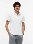Poloshirt TOMMY HILFIGER "1985 SLIM POLO", Herren, Gr. XXL (56), wei&szlig;, Piqu&eacute;,
