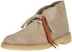 Stiefel CLARKS "Desert Boot Sand Suede", Damen, Gr. 43, sand, Schuhe Stiefel, in