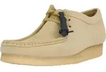 Schn&uuml;rschuh CLARKS "Wallabee Maple", Herren, Gr. 45, beige, Leder, Schuhe