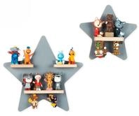 Boarti Wandregal "Regal Holz Stern Kinder Toniebox Tonies Figuren" 2 Stk. tlg.