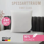 SPESSARTTRAUM Daunenkissen "FIRST CLASS, Kopfkissen 1-tlg. oder 2-tlg. 40x80 oder