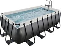 EXIT Framepool BxLxH: 200x400x122 cm, mit Sandfilteranlage und Leiter