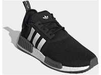 Sneaker ADIDAS ORIGINALS "NMD_R1" Gr. 42, schwarz-weiß (core black, cloud...