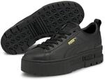Sneaker PUMA "Mayze Classic Sneakers Damen", Damen, Gr. 40.5, schwarz, Obermaterial: