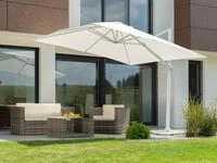 Schneider Schirme Ampelschirm "Rhodos Twist Bianco" mit Schutzh&uuml;lle und
