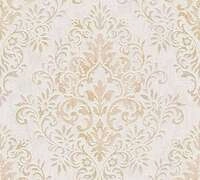 living walls Vliestapete "Tapete mit Ornamenten barock" floral gemustert gl&auml;nzend 