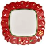Villeroy & Boch Speiseteller "Speiseteller Toys Delight 28 x 28 cm rot"