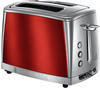 RUSSELL HOBBS Toaster "Luna Solar Red 23221-56 ", 2 kurze Schlitze, für 2 Scheiben,