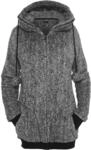 URBAN CLASSICS Sweatjacke "Urban Classics Damen Ladies Melange Teddy Zip Hoody"...