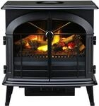 Dimplex Elektrokamin "Stockbridge" schwarz, mit Heizung, Fernbedienung, 3D Optimyst