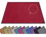 Fu&szlig;matte HANSE HOME "Wash & Clean" Gr. 17, rot (bordeaux), B:120cm H:7mm...