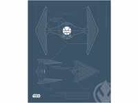 Komar Poster "Star Wars Blueprint Sith TIE-Fighter", Star Wars, (1 St.)