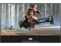 Komar Poster "Star Wars Classic RMQ Endor Speeder", Star Wars, (1 St.)