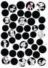 Komar Wandtattoo "101 Dalmatiner Dots", (44 St.), 50x70 cm (Breite x Höhe),