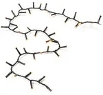 KONSTSMIDE LED-Lichterkette "B&uuml;schellichterkette Cluster, Weihnachtsdeko",