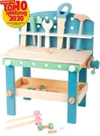 Spielwerkbank SMALL FOOT "Werkbank Nordic", bunt, Rollenspielzeug, KinderB:28cm