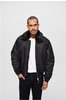 Winterjacke BRANDIT "Brandit Herren MA2 Jacket Fur Collar" Gr. 3XL, schwarz (black)